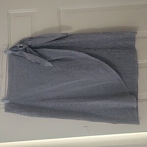 NWT CHAPS cotton-blend wrap skirt - Size 14